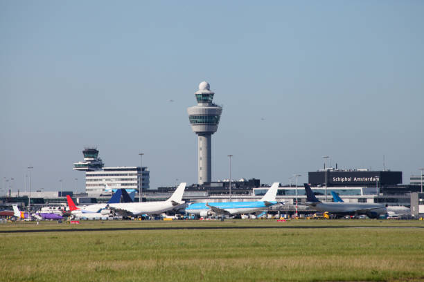 istock Amsterdam airport Schiphol, Netherlands 2183687429
