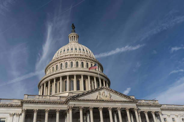 комплекс капитолия сша, вашингтон, округ колумбия - конгресс стоковые фото и изображения