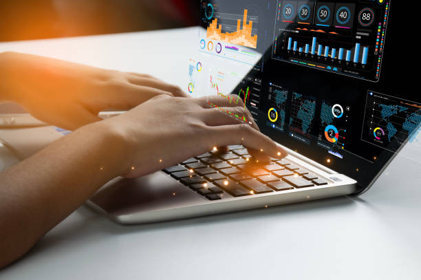 istock data analysis trading ideas Businessman working with data chart with AI Robot showing the use of artificial intelligence in investment trading. digital transformation technology 2183697408