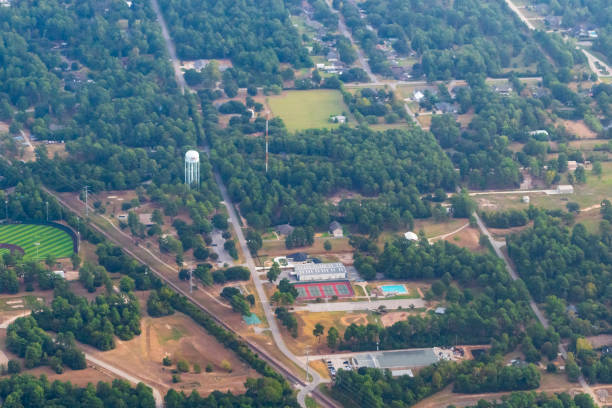 istock Aerial view of the old water Tower 2183699502