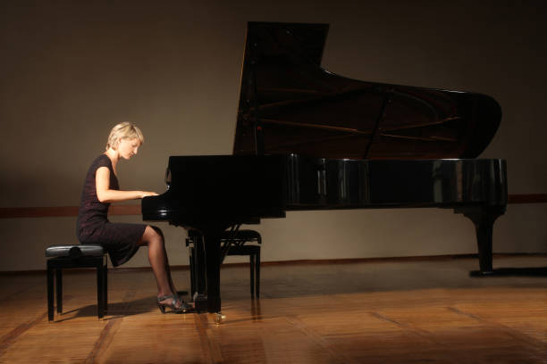 istock Grand piano pianist playing concert 2183709355