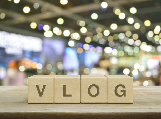 istock Vlog video marketing concept 2183711473