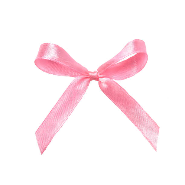 istock Beautiful pink bow isolated on white background 2183716283