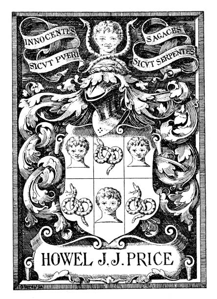 istock Heraldry coat of arms emblem: Howel John James Price 2183720475