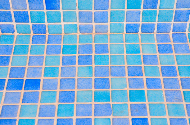 istock A blue and white tile floor with a blue tile in the middle 2183729728