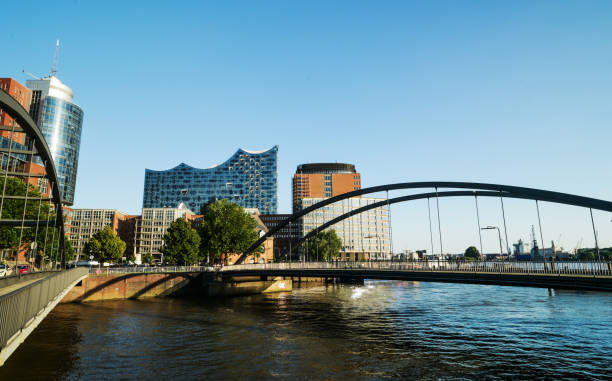 istock The Bridge Across The Elbe River In Hamburg 2183735001