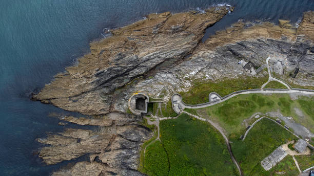 istock Drone shot of Pendennis Point, Falmouth 2183735894
