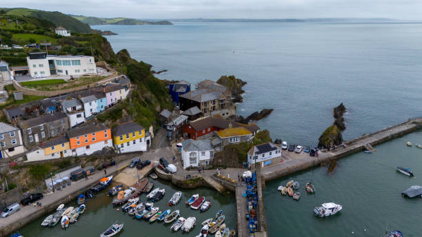 istock Drone shot of Mevagissey 2183737882