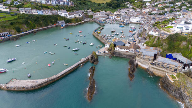 istock Drone shot of Mevagissey 2183738183