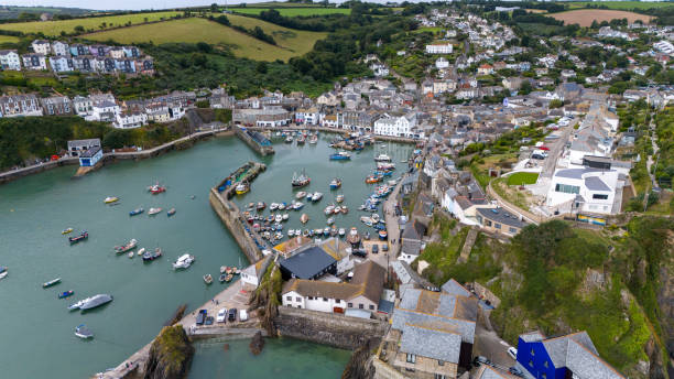 istock Drone shot of Mevagissey 2183738185