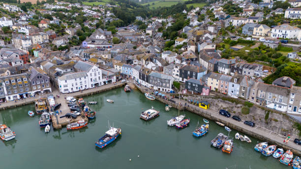 istock Drone shot of Mevagissey 2183738227