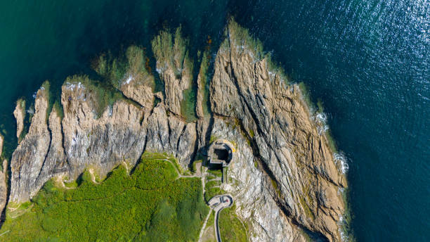 istock Drone shot of Pendennis Point, Falmouth 2183738238