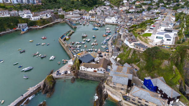 istock Drone shot of Mevagissey 2183738245