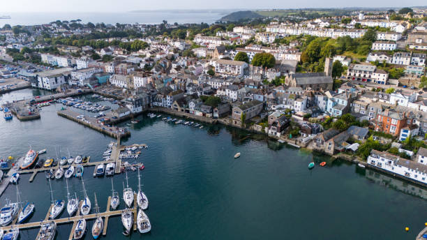 istock Drone shot of Falmouth, Cornwall 2183738682