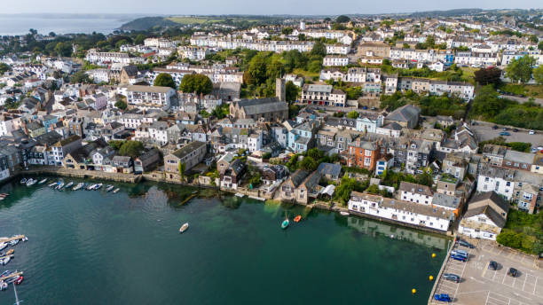 istock Drone shot of Falmouth, Cornwall 2183738692