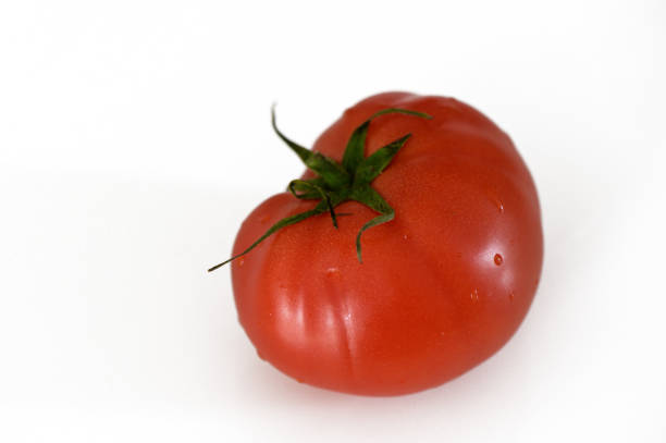 Fresh red tomatoes in a white bowl on a clean white background, highlighting healthy eating, organic vegetables, natural food, nutritious ingredients, vibrant colors, and simple lifestyle concepts.