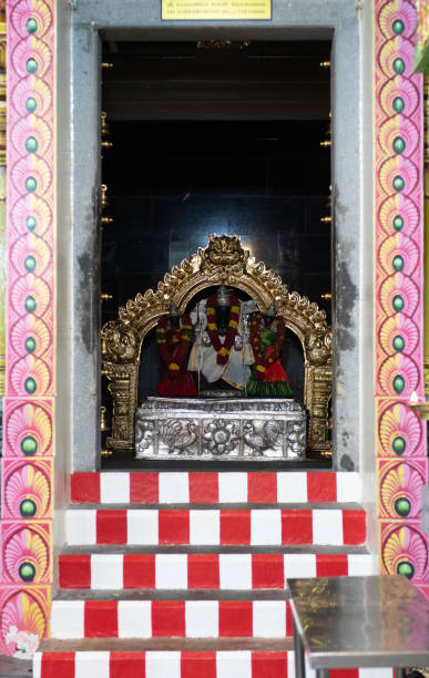 istock Hindu Colored Statue Inside A Hindu Temple In Singapore 2183752340