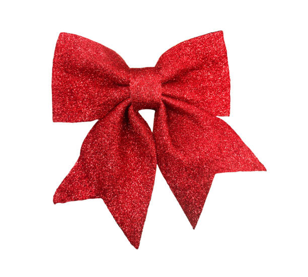istock Red shiny ribbon with a bow 2183755181