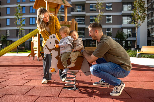 istock Playground Joys and Family Bonds 2183758960