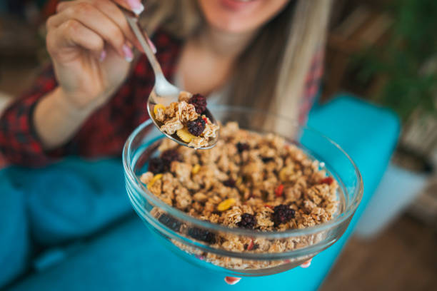 close up of the oatmeal