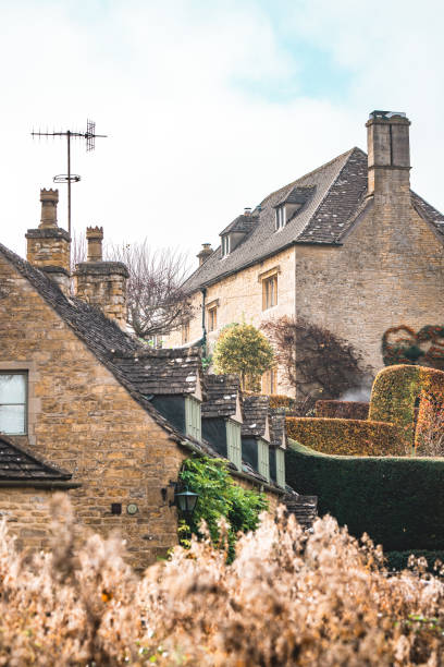 istock Cotswold stone houses in Upper Slaughter, England, UK 2183760503