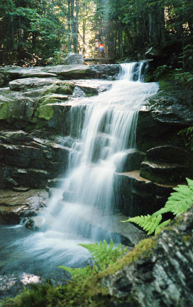 istock Franconia Notch Waterfall on film 2183763719