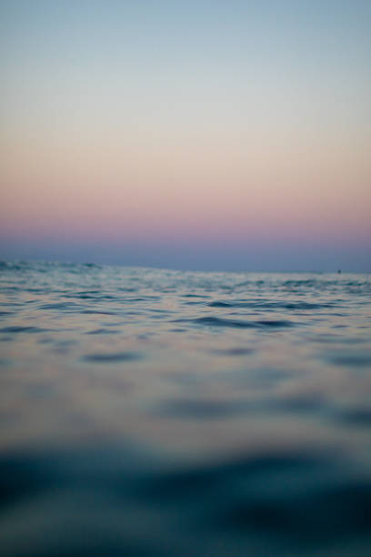 istock Pastel Ocean and Sky Blend in Twilight Tranquility 2183764414