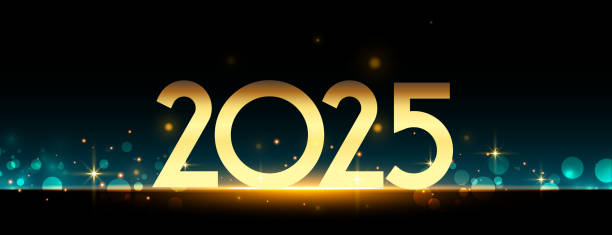 istock golden 2025 new year festive banner with light effect 2183783691