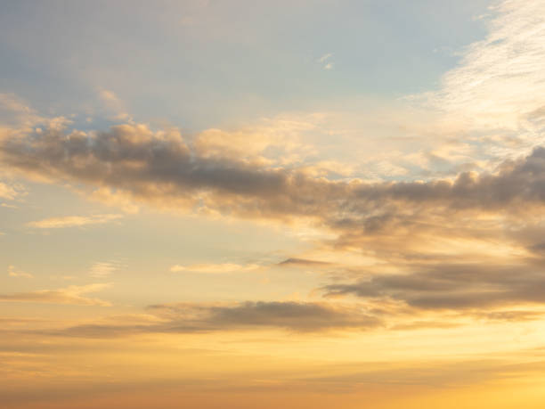 istock Autumn sunrise and blue sky 35. 2183784518