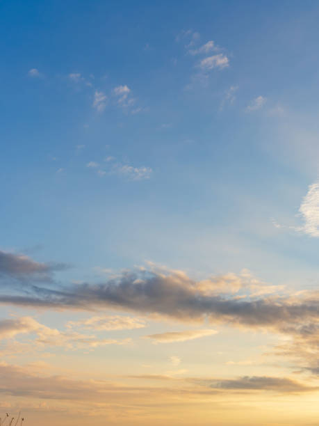 istock Autumn sunrise and blue sky 45. 2183784684