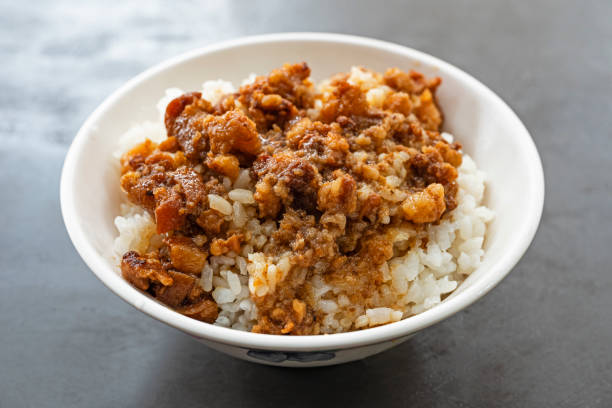 istock Braised pork rice, lu rou fan 2183785328