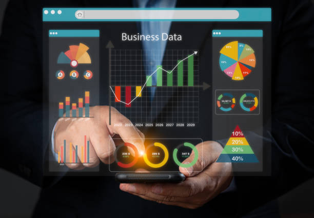 istock Businessmen use smartphones and dashboards for automating data management analytics and business reports. Database. Sales. Marketing. AI chat bot. Data analytics is automated with AI technology. 2183790084