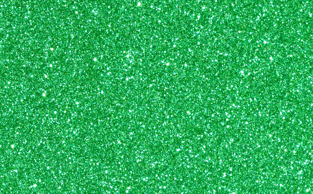 istock Green glitter light shining background. Starry night sky. 2183791435