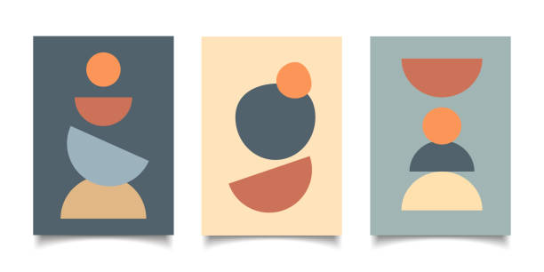 istock abstract Boho minimal wall art geometric decoration.mid century modern art prints collection 2183794015