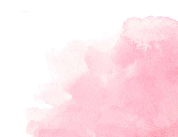 istock Abstract light pink watercolor background with stains and paper texture 2183801292
