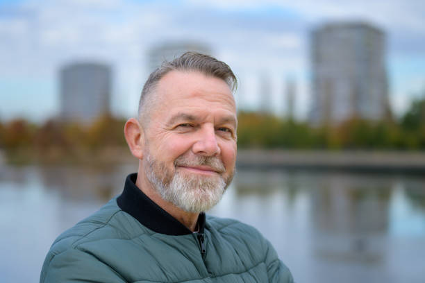 istock Confident Mature Man Outdoors with Urban Background 2183808559