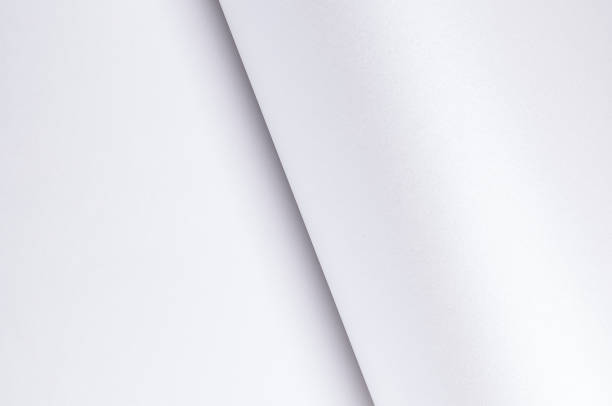 istock Glossy designer paper background with a soft pearl white gradient, featuring a minimalist, chic 2183826523
