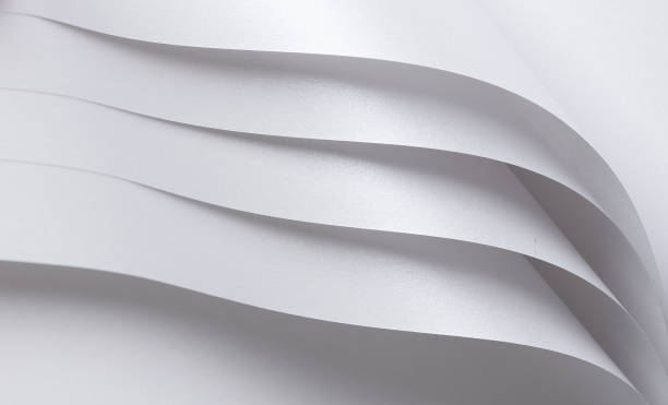 istock Glossy designer paper background with a pearl white gradient and subtle glitter, featuring a layered 2183826537