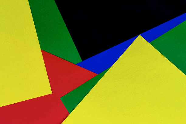 istock stack of origami paper forms an abstract geometric background. 2183829480
