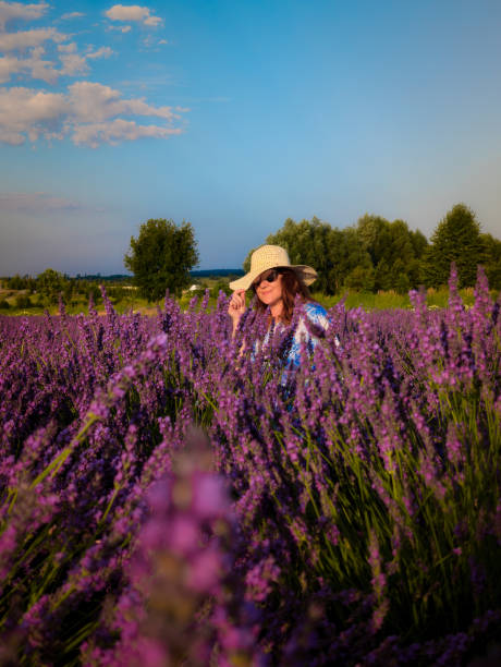 istock Woman Enjoying Lavender Field in Summer 2183830852