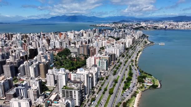 istock Florianopolis Skyline At Florianopolis In Santa Catarina Brazil. 2183836300