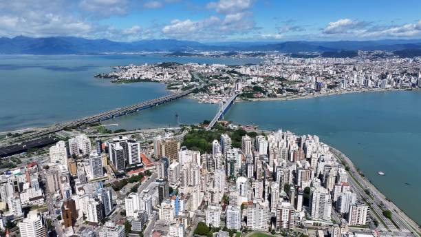 istock Florianopolis Skyline At Florianopolis In Santa Catarina Brazil. 2183836347