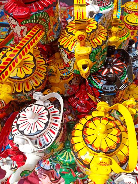 istock Hand painted kettles handicraft item 2183839907