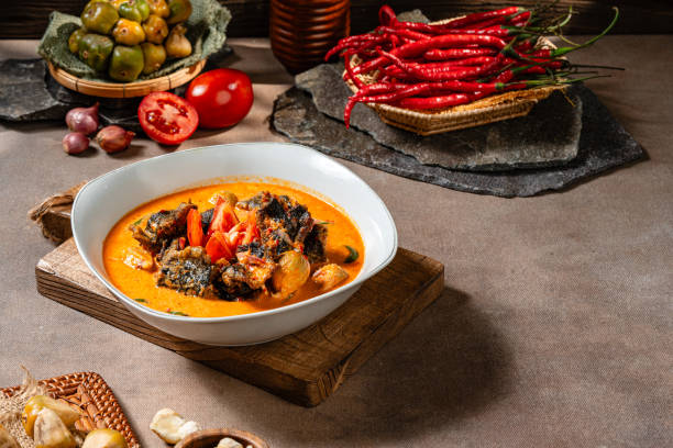 istock Fried eel with asam cikala or belut asam cikala 2183841820