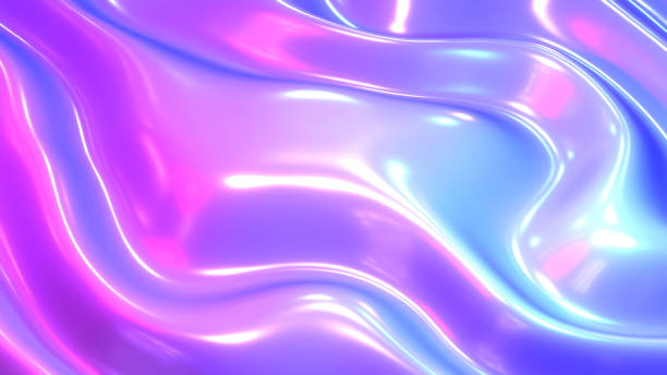 istock Purple blue plastic shiny background, latex glossy texture pattern wallpaper. 2183842696