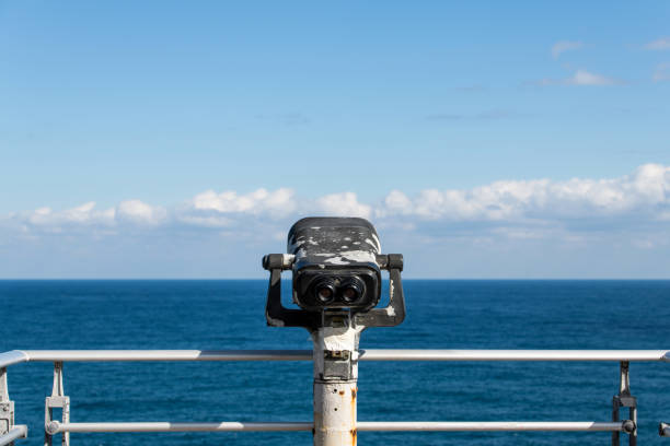 istock telescope on the observatory at the seaside 2183844673