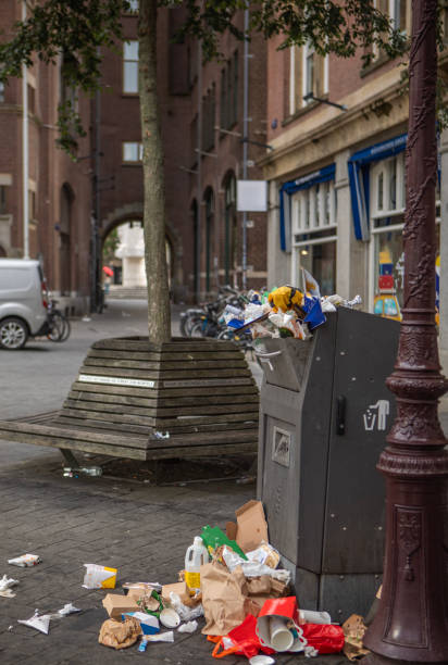istock Garbage on the streets of Amsterdam 2183846703