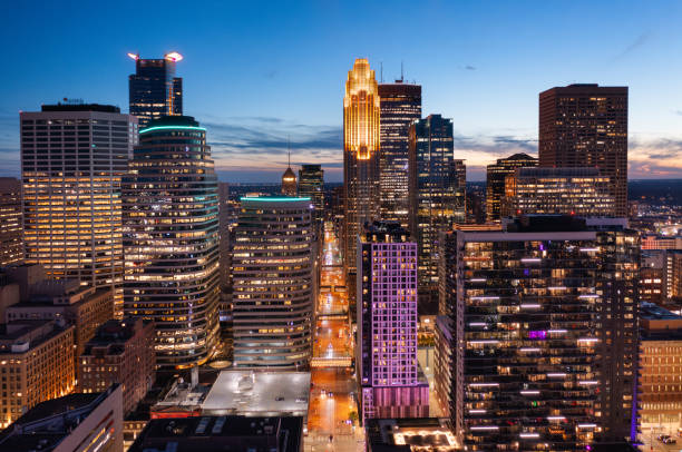 istock Minneapolis-Dusk-Aerial_NE 2183853543