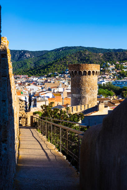 Medieval tower of the Tossa de Mar ramparts