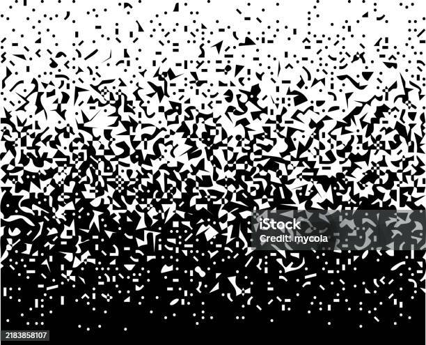 Linear Gradient Random Abstract Gradient Background With Random Shapes Stock Illustration ...